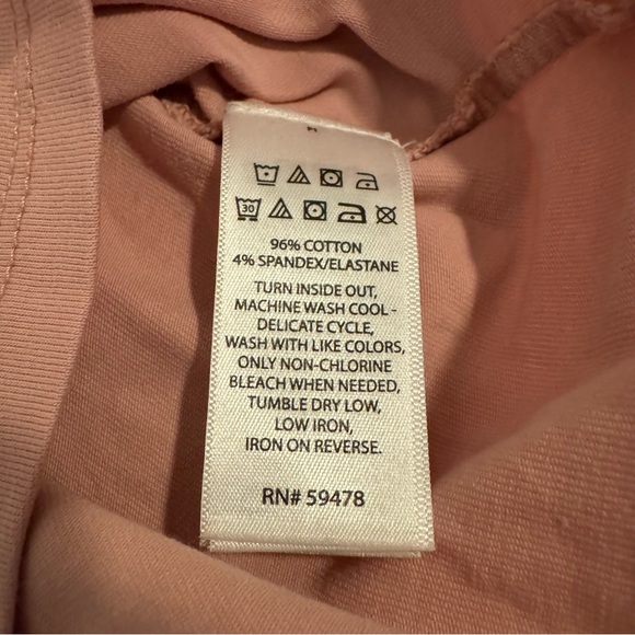 Tahari Baby Jean Jumper Dress with 3/4 length light pink shirt - Size 18 months - Picture 3 of 9